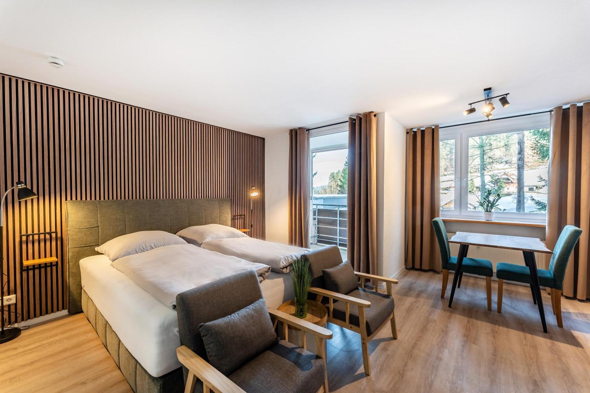 Juri5 In Baiersbronn Mit Pool Apartment Bagian luar foto